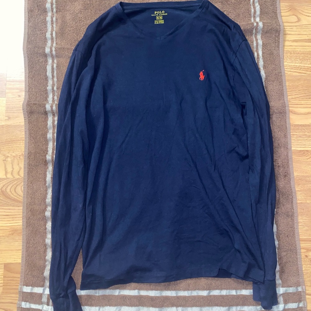 Brand polo, Size M, color navy blue